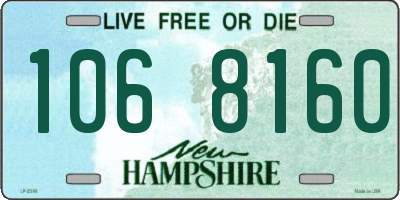 NH license plate 1068160
