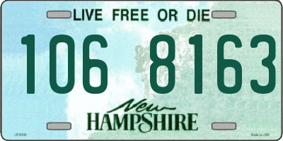 NH license plate 1068163