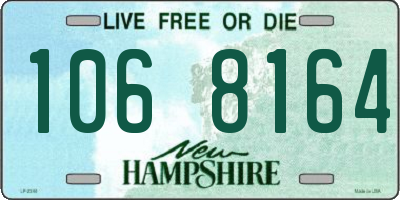 NH license plate 1068164