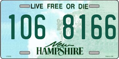 NH license plate 1068166