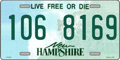 NH license plate 1068169