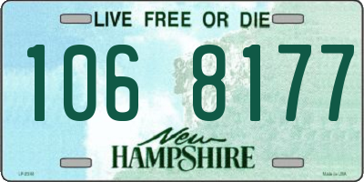 NH license plate 1068177
