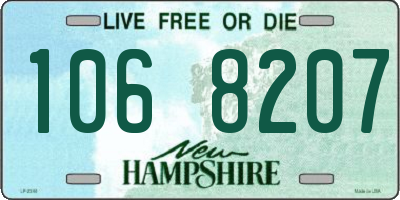 NH license plate 1068207