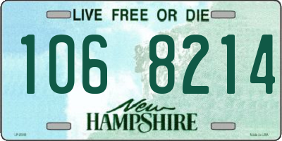 NH license plate 1068214