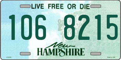 NH license plate 1068215
