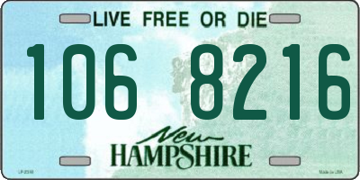 NH license plate 1068216