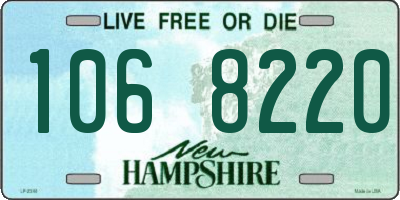 NH license plate 1068220
