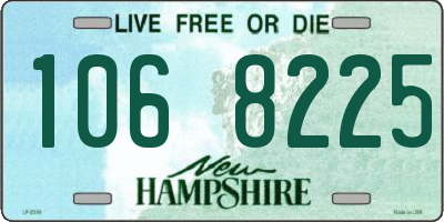 NH license plate 1068225