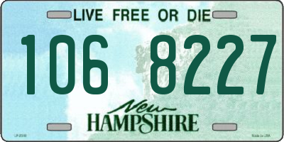 NH license plate 1068227