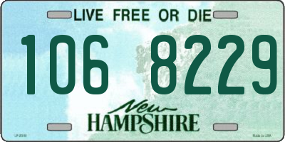 NH license plate 1068229