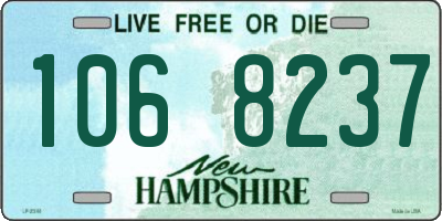 NH license plate 1068237