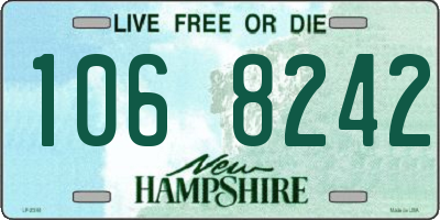 NH license plate 1068242