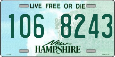 NH license plate 1068243