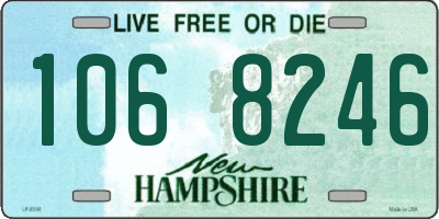 NH license plate 1068246