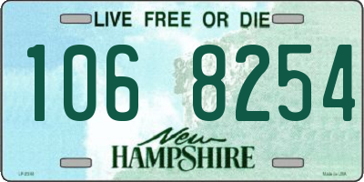 NH license plate 1068254
