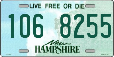 NH license plate 1068255