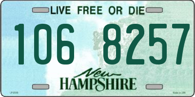 NH license plate 1068257