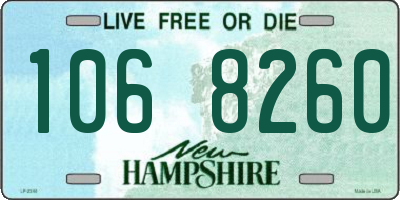 NH license plate 1068260