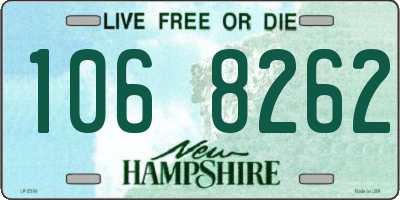 NH license plate 1068262