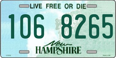 NH license plate 1068265