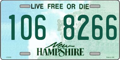 NH license plate 1068266