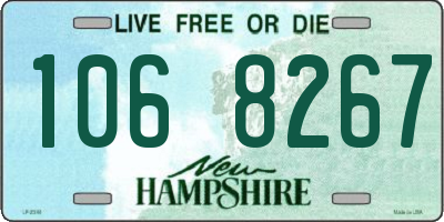 NH license plate 1068267