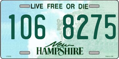 NH license plate 1068275