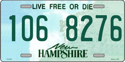 NH license plate 1068276