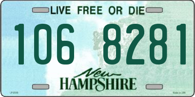 NH license plate 1068281