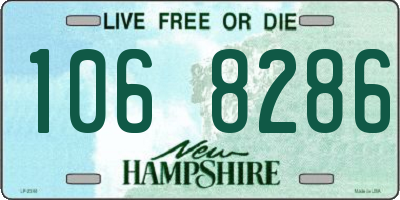 NH license plate 1068286