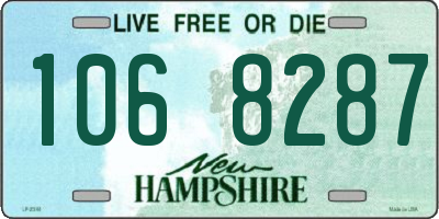NH license plate 1068287