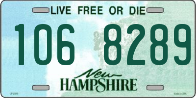 NH license plate 1068289