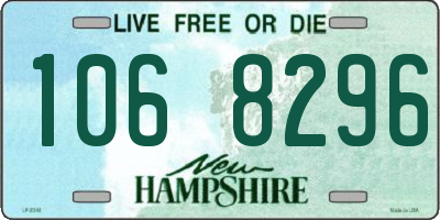 NH license plate 1068296