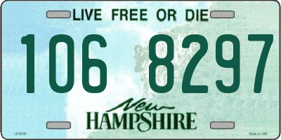 NH license plate 1068297