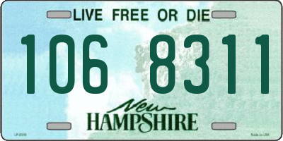 NH license plate 1068311