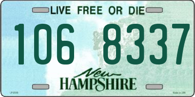 NH license plate 1068337
