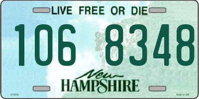 NH license plate 1068348