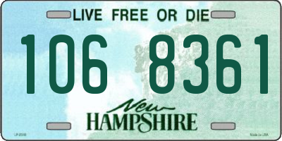 NH license plate 1068361