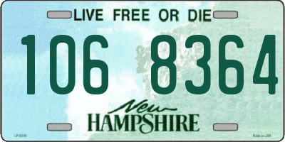 NH license plate 1068364