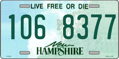 NH license plate 1068377