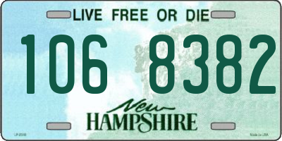 NH license plate 1068382