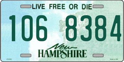 NH license plate 1068384