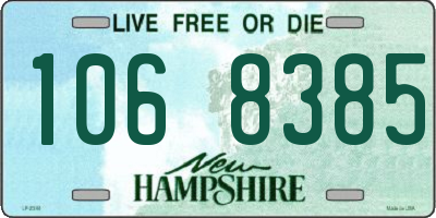 NH license plate 1068385