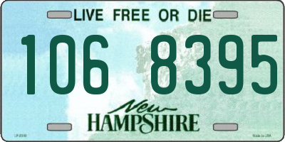NH license plate 1068395