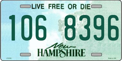 NH license plate 1068396