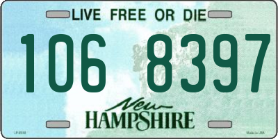 NH license plate 1068397