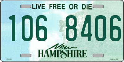 NH license plate 1068406