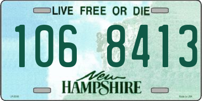 NH license plate 1068413