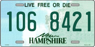 NH license plate 1068421