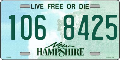 NH license plate 1068425